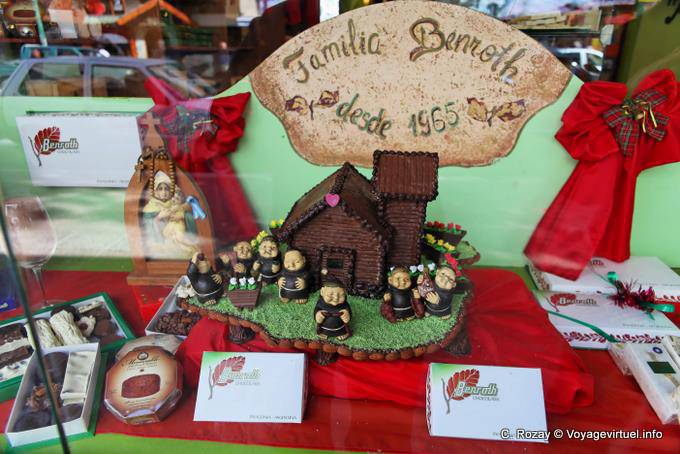 Familia Benroth, Schaufenster der Schokolade, Bariloche - Argentinien