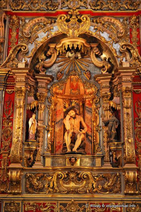 El Señor Retablo von Paciencia y la Humildad, Basilica del Pilar, Christus, Buenos Aires - Argentinien
