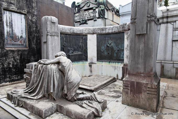 Tomb of Marco Avellaneda (1839-1903), Cementerio de la Recoleta - Argentinien
