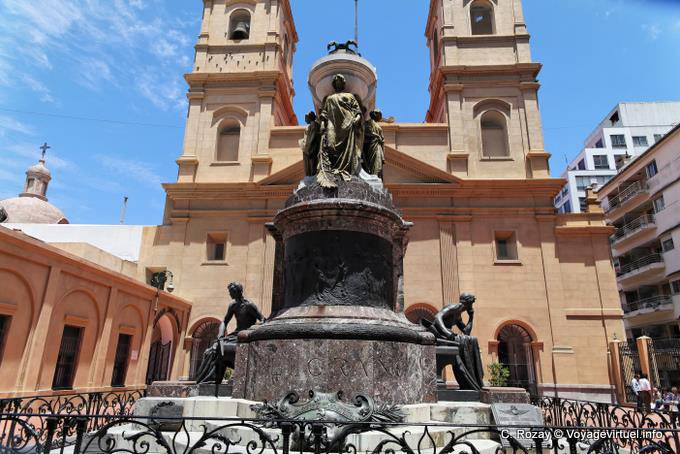 Montserrat, ein anderer Blick auf die Basilika Nuestra Señora del Rosario, Buenos Aires - Argentinien