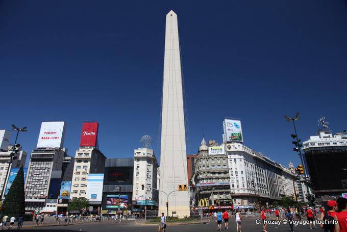 Plaza de la Republica Obelisco Buenos Aires - Argentinien