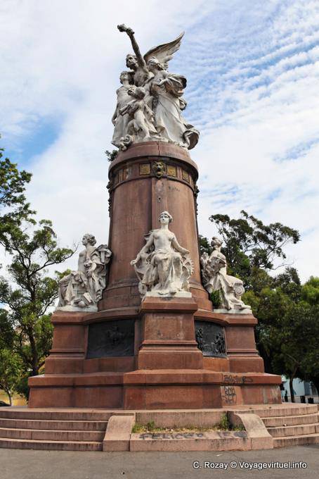 Denkmal Frankreich nach Argentinien im Jahr 1910 gegeben, Plaza Francia, Buenos Aires - Argentinien