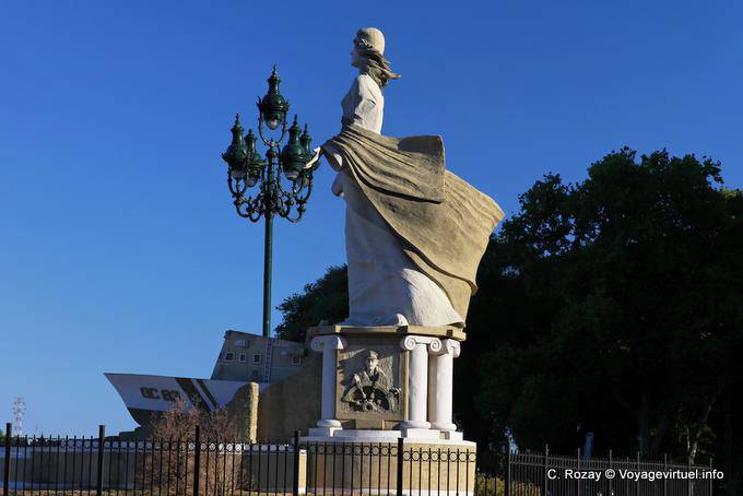 Monumento GUARDACOSTA in Kalabrien, Puerto Madero, Buenos Aires - Argentinien