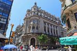 Avenida Florida, Gebäude an der Ecke von Cordoba, Buenos Aires, Argentinien.
