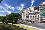 Avenida Florida, in der Nähe der Plaza San Martin, Buenos Aires, Argentinien.