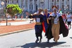 Corrida, Plaza del Congreso, Buenos Aires, Argentinien.