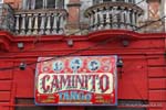 Caminito Tango in La Boca, Buenos Aires, Argentinien.