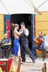 La Boca, Tango, Gitarre und Bandoneon in Magallanes, Buenos Aires, Argentinien.