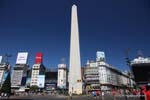 Plaza de la Republica Obelisco Buenos Aires, Argentinien.