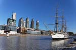 Schulschiff Fragata Sarmiento, Puerto Madero, Buenos Aires, Argentinien.