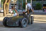 Fangio am Steuer Puerto Madero, Buenos Aires, Argentinien.