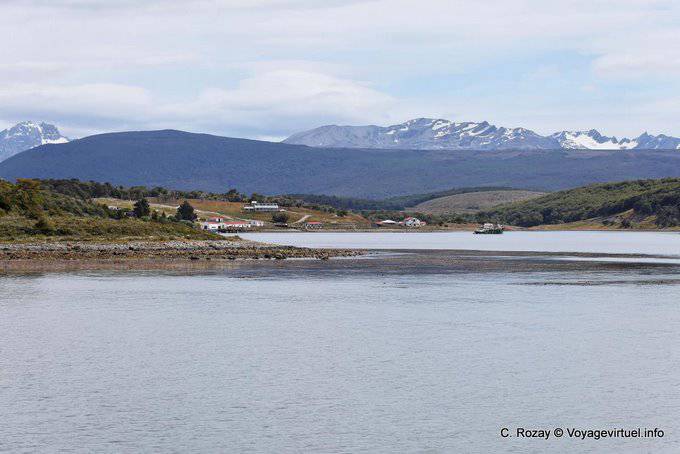 Blick auf die Bucht, Estancia Harberton, Ushuaia - Argentinien