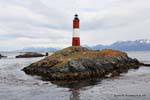 Ushuaia, Leuchtturm Pathfinders, Beagle-Kanal, Argentinien.