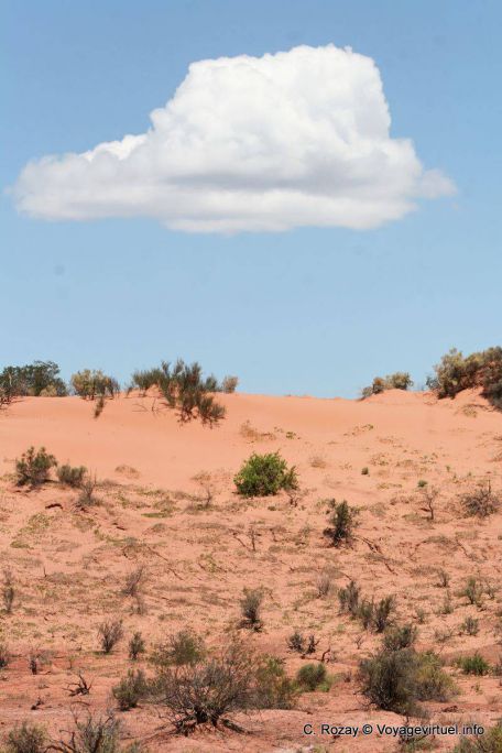 Ischigualasto, Wolke Sand - Argentinien