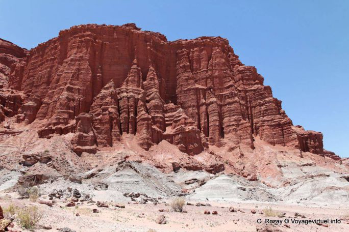 Eine andere Ansicht des catedral, Ischigualasto, Valle de la Luna - Argentinien