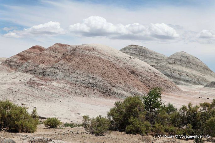 Hills des Valle Pintado, Ischigualasto, Valle de la Luna - Argentinien
