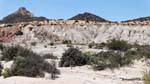 Panorama Barrancas Coloradas Ischigualasto, Valle de la Luna, Argentinien.