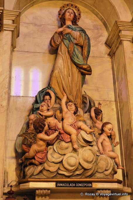 Statue de la Virgen del Carmen de Cuyo, Mendoza Basilica San Francisco - Argentinien