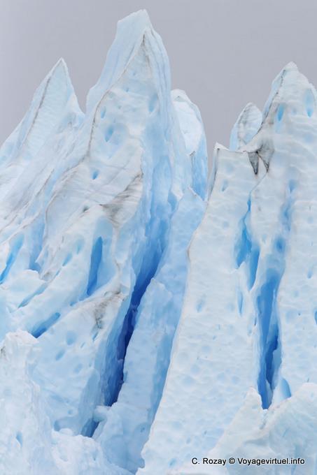 Farben gefrieren Gletscher Perito Moreno, El Calafate - Argentinien