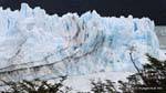 Reibungsfläche mit der Halbinsel von Magellan, Gletscher Perito Moreno, El Calafate, Argentinien.