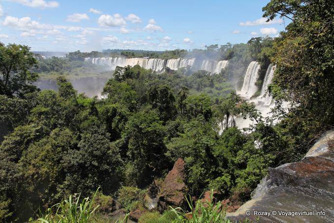Jungle Landschaft zu Iguazu Falls - Argentinien