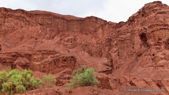 Geologie und Erosion, Quebrada de las Conchas - Argentinien