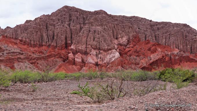 Geologische Formationen, Quebrada de las Conchas - Argentinien