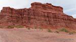 Teilansicht von Las Ventanas (Fenster), Quebrada de las Conchas, Argentinien.