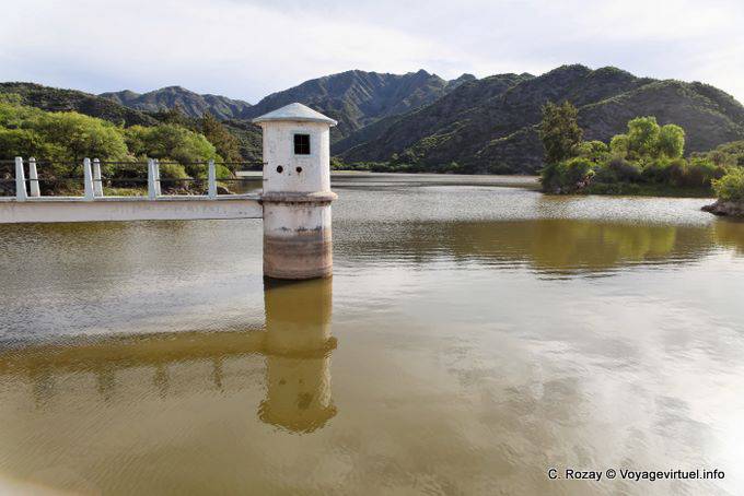 das Reservoir von Valle San Agustino Fertile - Argentinien