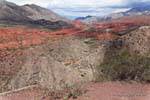 Panorama der Cuesta Miranda, Ruta 40 zwischen Villa Union und Chilecito, Argentinien.