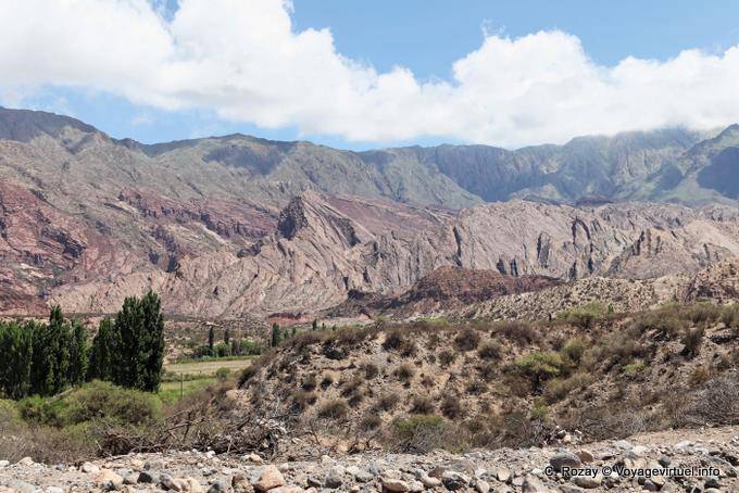 Landschaft der Ruta 40 zwischen Quilmes und Hualfin - Argentinien