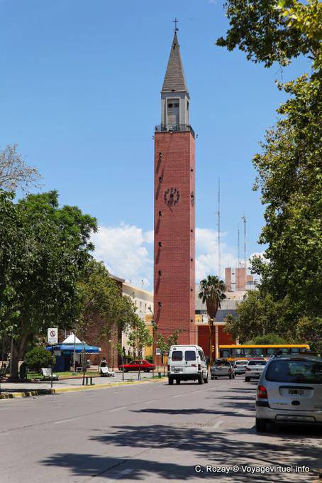 Glockenturm der Kathedrale von St. John the Baptist, San Juan - Argentinien