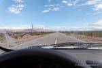 Gerade auf der Ruta 60 vor La Rioja, Argentinien.