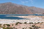 Panorama Mutterseite Ruta 7 Lago Potrerillos, Argentinien.