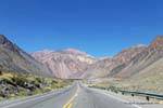 Gegen Tupungato Vulkan, Ruta 7, Punta de Vacas, Argentinien.