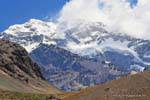 Ruta 7, Blick auf den Mount Aconcagua, Argentinien.