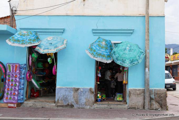 Shop Sonnenschirme, Cafayate - Argentinien