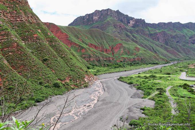 Riverbed, Quebrada El Carril vor Escoipe - Argentinien