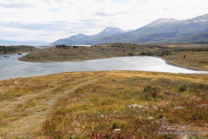 Blick vom Weg der Haberton, Ushuaia - Argentinien