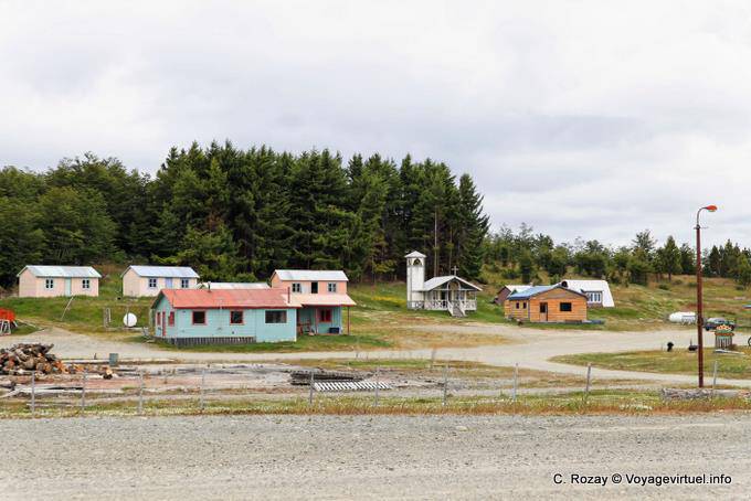Heimatstadt nördlich des Sees, Lago Escondido Ushuaia - Argentinien