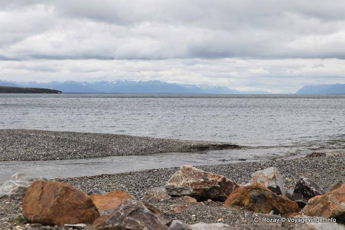Blick von der Laguna del Indio, Ushuaia Lago Fagnano - Argentinien