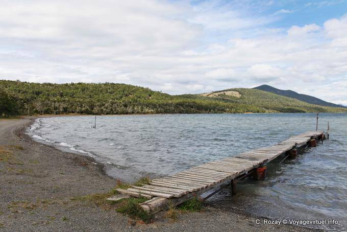 Holzbrücke, Ushuaia Lago Yehuin - Argentinien