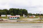 Heimatstadt nördlich des Sees, Lago Escondido Ushuaia, Argentinien.