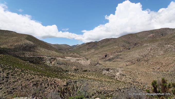 Sem-Wüstenlandschaft, El Infernillo, Ruta 307, Tafi del Valle - Argentinien