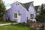 Purple House, Ushuaia, Argentinien.