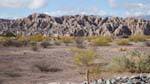 Natur gequält Tal Calchaquies, Ruta 40, Argentinien.