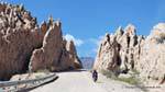 El Corte Ventisquero, Quebrada de las Flechas Tal Calchaquies, Ruta 40, Argentinien.