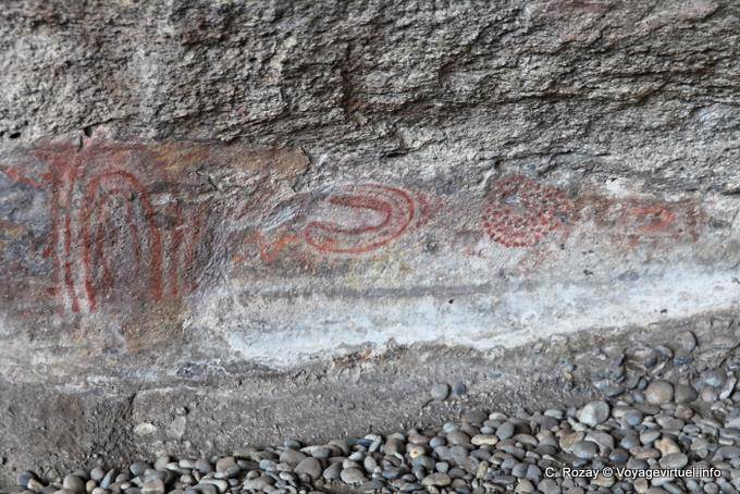 Enigma Patagonien, der Kreislauf des Lebens, Felsmalerei Tehuelche, Walichu - Argentinien