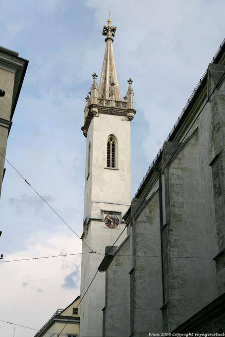 Augustinerkirche Blick auf den Kirchturm - Wien - Österreich