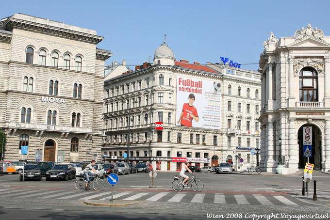 Burgtheater, Fahrt-Links - Wien - Österreich